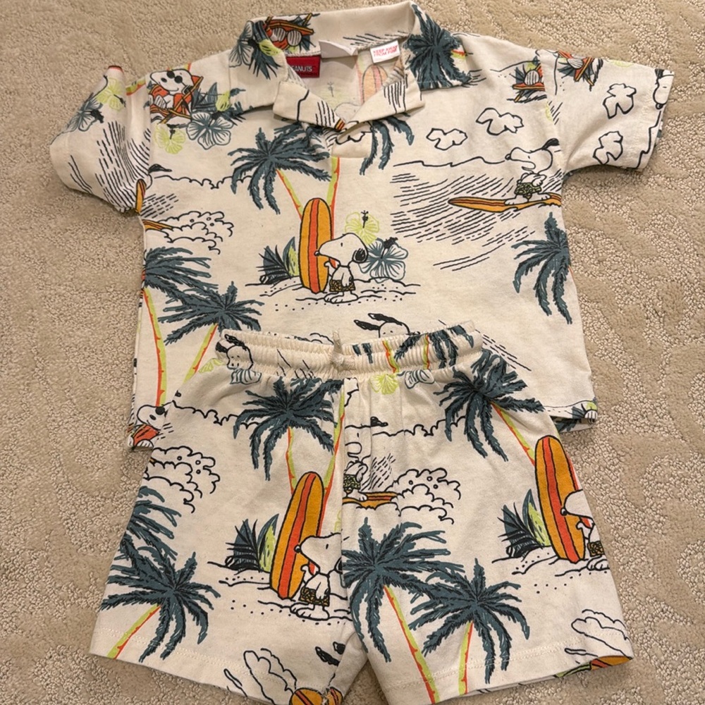 Zara Peanuts Snoopy Set
